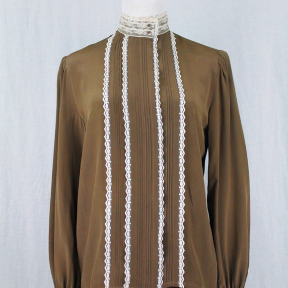 Vintage Francesca of Damon Silk 2 piece Dress - Picture 7 of 8